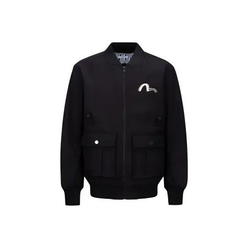 EVISU FW21 Хлопковый пуховик Мужской Черный