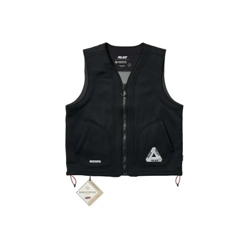 PALACE SS24 Collection Gore TEX WINDSTOPPER Совместный модель Жилет Черный Жилет Унисекс Черный