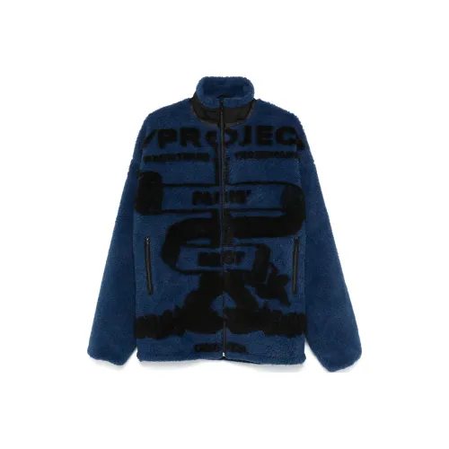 YProject FW24 Куртки Пальто Унисекс Кобальтовый синий