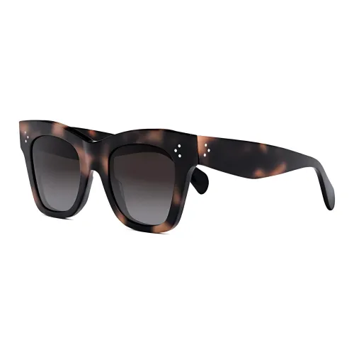 Celine Ацетат Нерегулярная форма Солнцезащитные очки Унисекс Коричневый