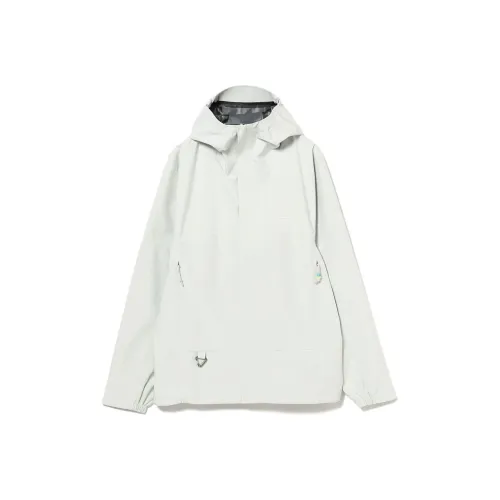 BEAMS FW24 ACG Штормовой Форма Cascade Rains Куртки Пальто Мужской Фотонная пыль Белый цвет вершины