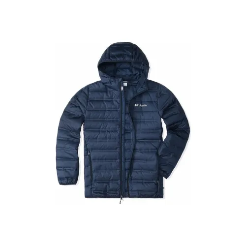 Columbia Темно-синий Синий Мужской Пух