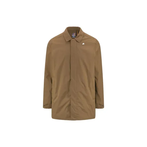 K WAY Куртки и Пальто Мужской Коричневый