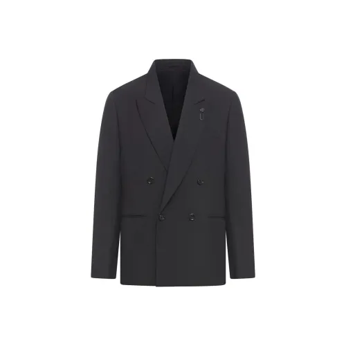 LARDINI Бизнес-костюм пальто мужской черный