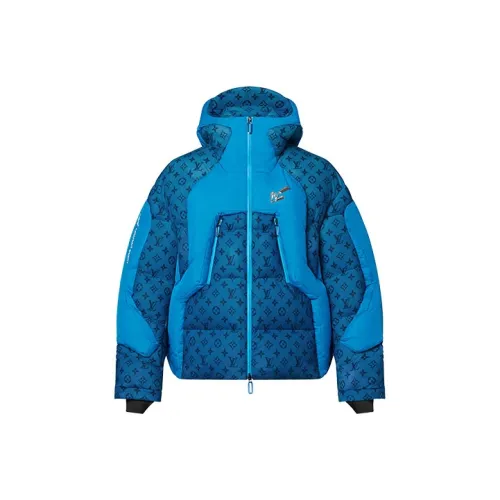 LOUIS VUITTON Пуховик Мужской Синий