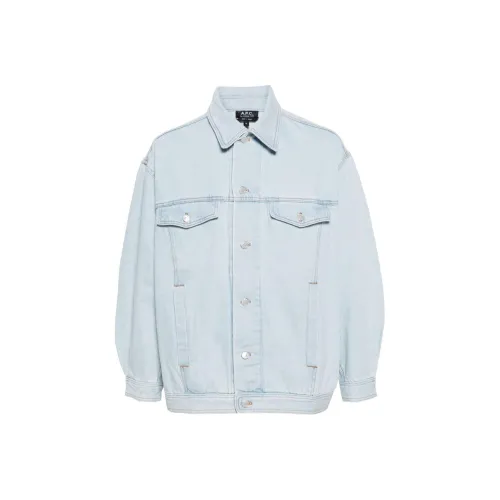 A.P.C Denim Куртка Мужская Светло-Синяя