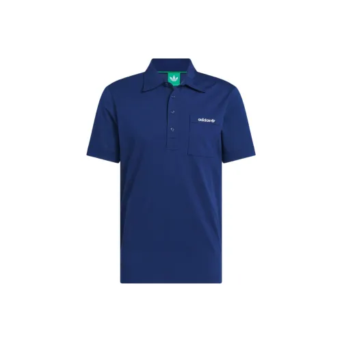 Adidas Originals Archive SS25 Поло Мужское Полуночный Индиго