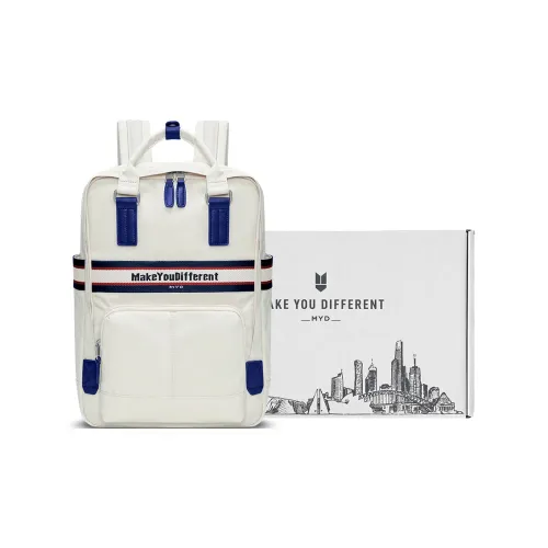 MYD Полиэстер Рюкзак Средний Унисекс Milkshake Белый