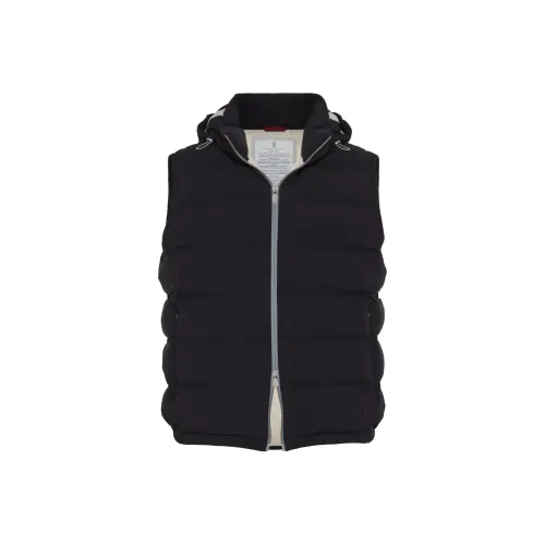 BRUNELLO CUCINELLI Мужские черные жилеты