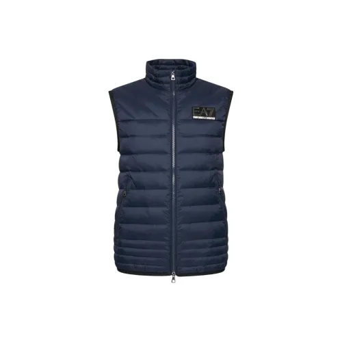 EMPORIO ARMANI EA7 Темно-синий Мужской жилет