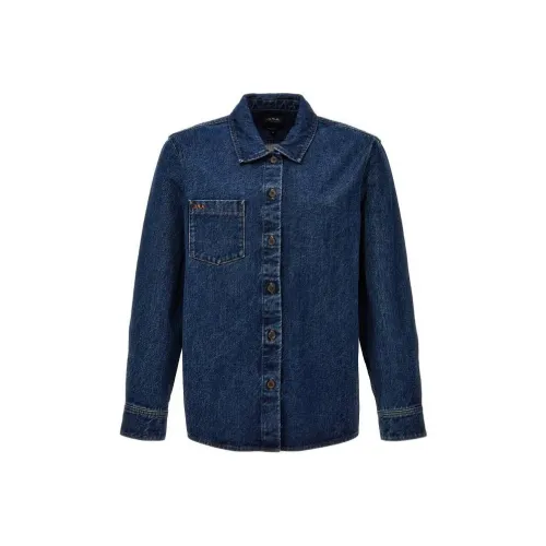 A.P.C. Joint Paragraph Blue Men's Denim Jackets