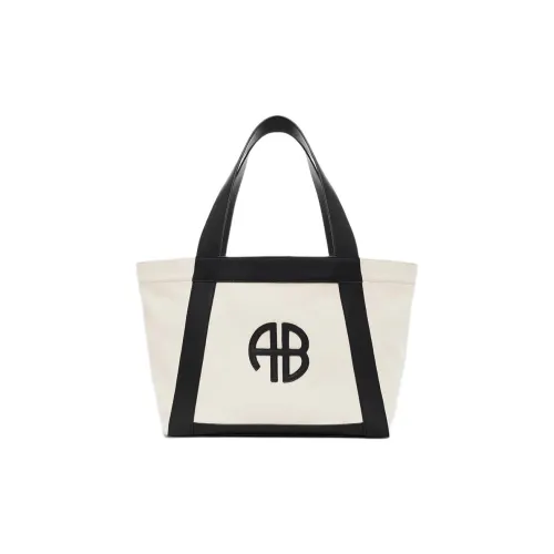 Anine Bing Хлопок Тоут Сумка Сумка для покупок Сумка Обычная Женская Светлый Бежевый