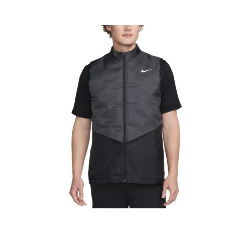 nike Therma Форма Жилет Мужской Черный Антрацитовый Белый