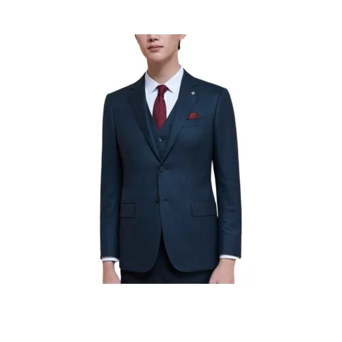 SAINT ANGELO Бизнес-костюм мужской цвет рудно-зеленый однотонный