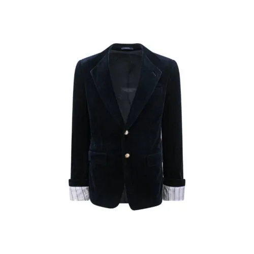 GUCCI Бизнес-костюм мужской морской синий