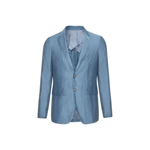 LIU·JO UOMO Бизнес-костюм Мужской Светло-серый Синий