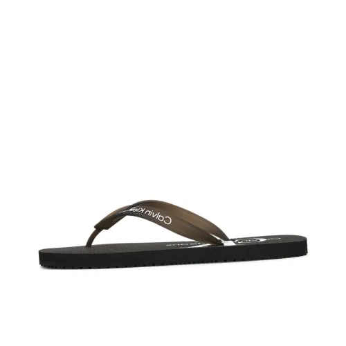 CKJ CALVIN KLEIN JEANS Шлепанцы Мужские Черный Серый