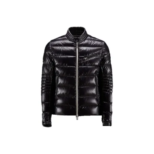 MONCLER Черный Мужской Пуховик