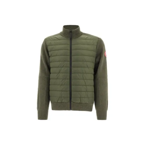 Canada Goose HyBridge Series Пуховик Мужской Зеленый
