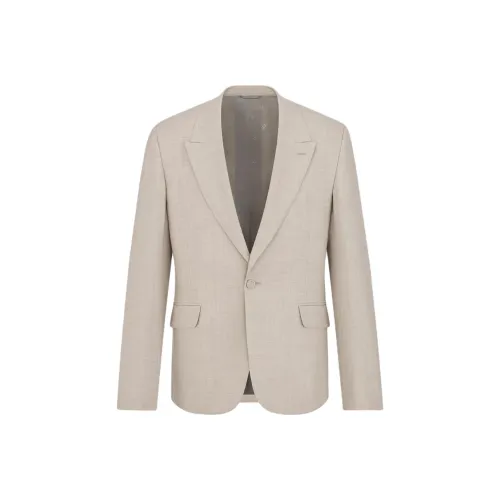 DIOR SS25 Летняя коллекция мужской одежды Куртки и пальто Мужской Бежевый