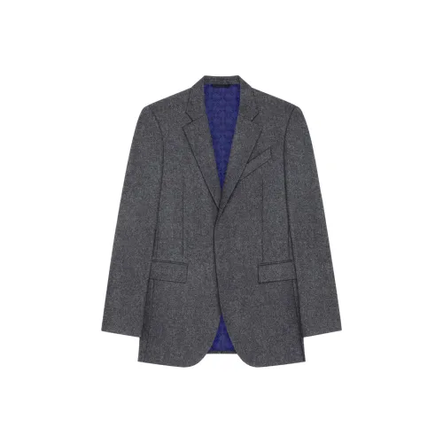 GIVENCHY SS24 Бизнес Костюм Пальто Мужской Средний Серый