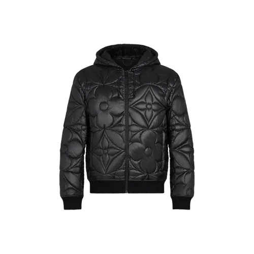 LOUIS VUITTON FW21 Хлопковый пуховик Мужской Черный