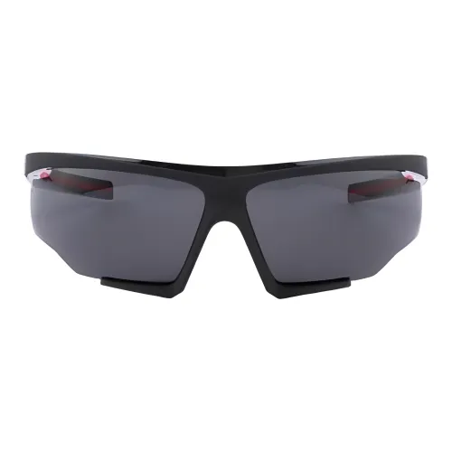 PRADA Пластиковая оправа нерегулярная форма солнцезащитные очки мужской черный