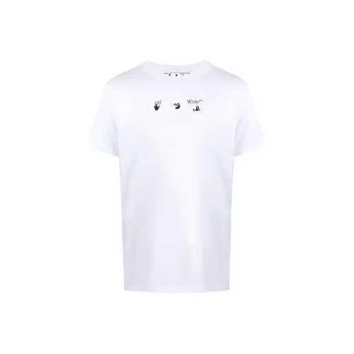 Off Белый SS21 Белый Мужская T-Рубашка