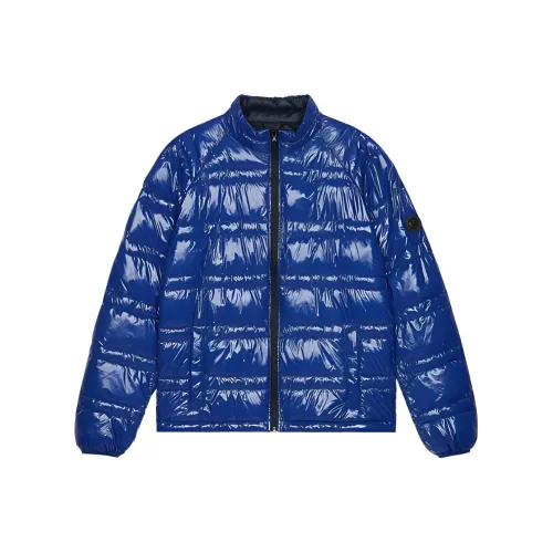 MICHAEL KORS Хлопковый пуховик Мужской Синий