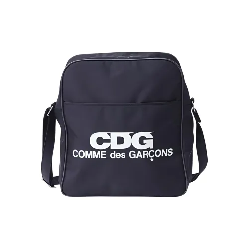 CDG Nylon Плечевая сумка Маленькая Мужская Синяя