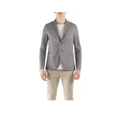 HARRIS WHARF LONDON Бизнес-костюм мужской светло-серый