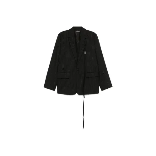 Ann Demeulemeester Бизнес-костюм Пальто Мужской Черный