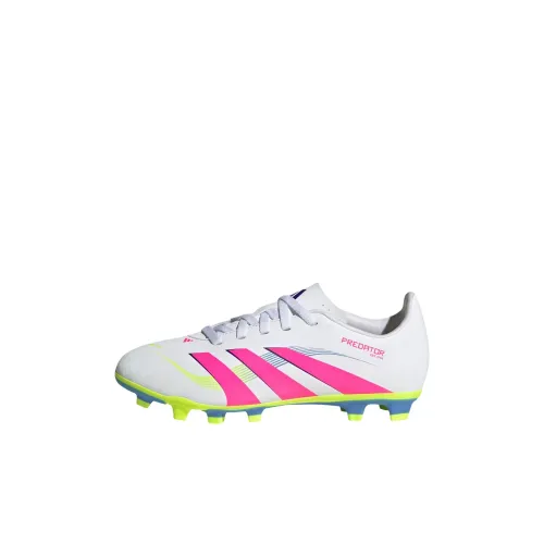 Adidas Predator CLUB Slip-resistant Abrasion-resistant Low Top Детская футбольная обувь Белый Розовый Детский