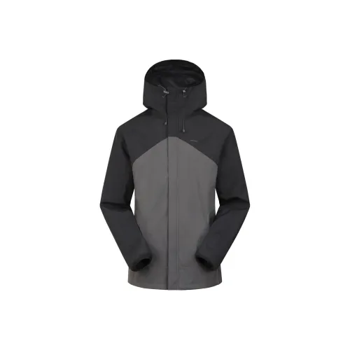 DECATHLON Водонепроницаемый Ветровка Мужской Темный дымчатый серый