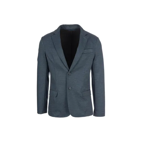 TRUSSARDI Синий Мужской Деловой костюм