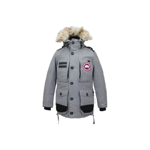Canada Goose Серый Мужской Пуховик