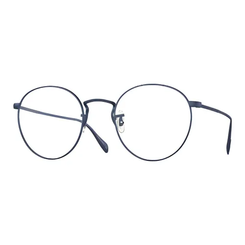 Oliver Peoples Металл Овал Оправы для очков Мужской Синий