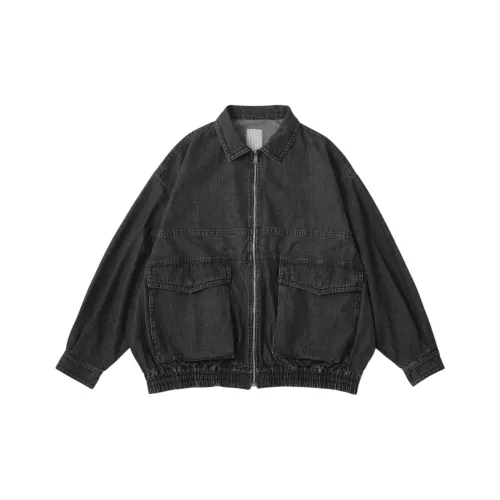 S.F.C Stripes For Creative Denim Jacket Unisex Black