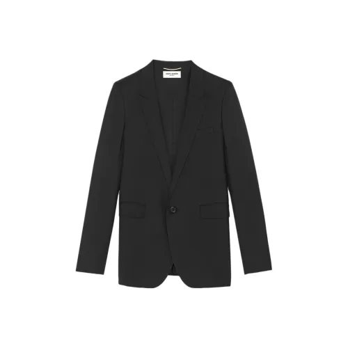 SAINT LAURENT Бизнес-костюм пальто мужской черный