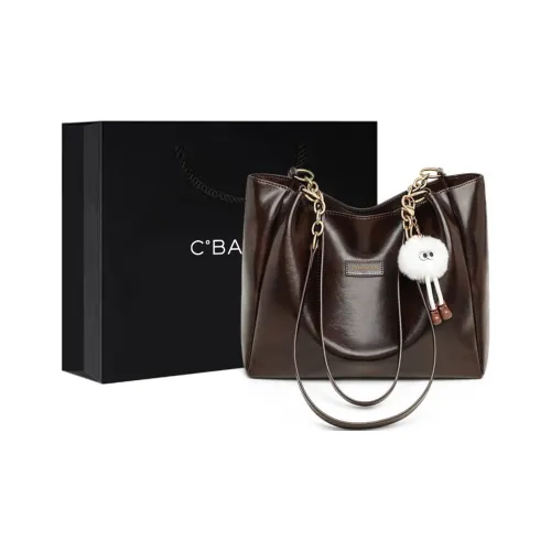 C°BANNER Сумка через плечо из синтетической кожи средний размер женский кофейный