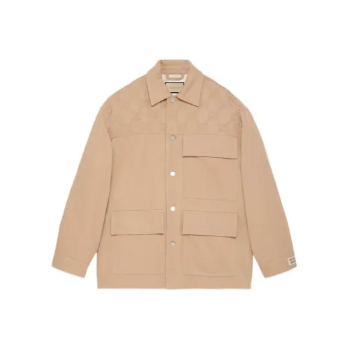 GUCCI SS24 Denim Jacket Men Khaki