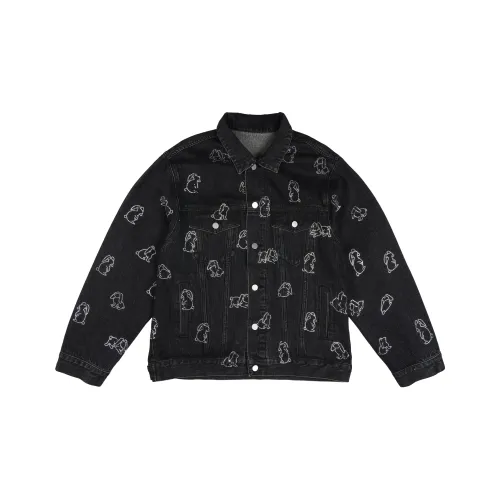 TCH Черный Унисекс Джинсовые куртки