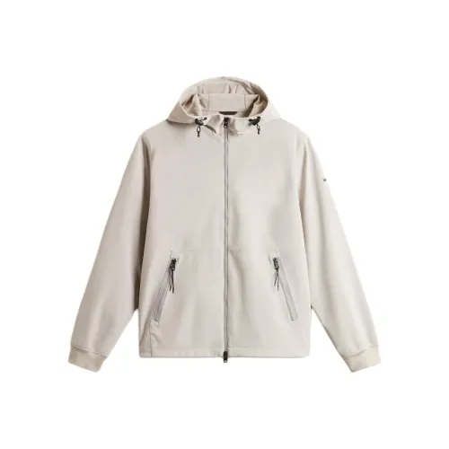 WOOLRICH SS25 Куртки и Пальто Мужской Серый