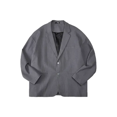 WAYNEXZAVIER Men's Business Suits Medium Gray