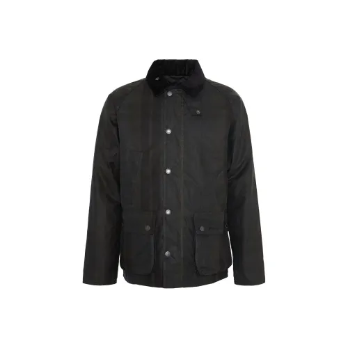 BARBOUR Хлопковый пуховик Мужской Темный цвет