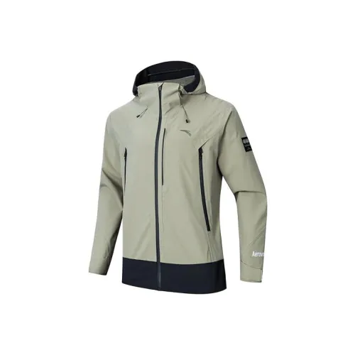 Anta Variety Тренировки Коллекция Сухая Оливковая Мужская Ветровка