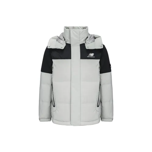 New Balance совместный бренд Пуховик Зимний Мужской Светло-Серый