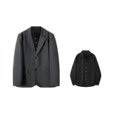 Dark Gray (Серый Куртка + Черная Рубашка)