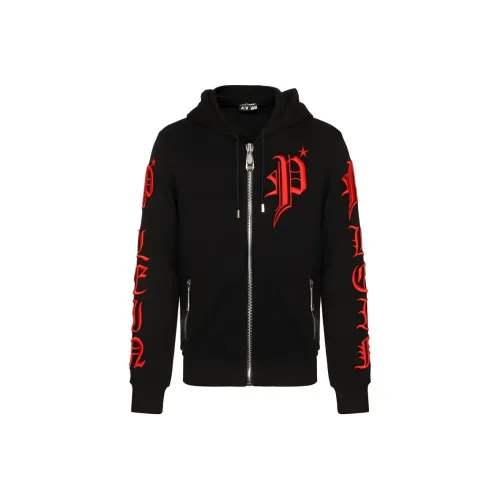 PHILIPP PLEIN Мужские черные куртки