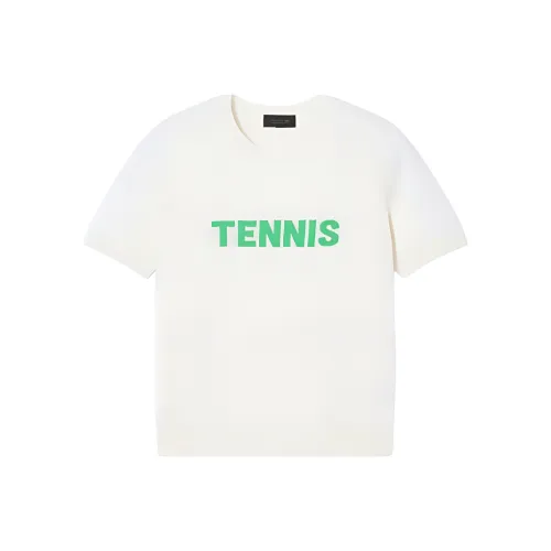 LACOSTE SS25 T-Shirt Мужской Белый Зеленый